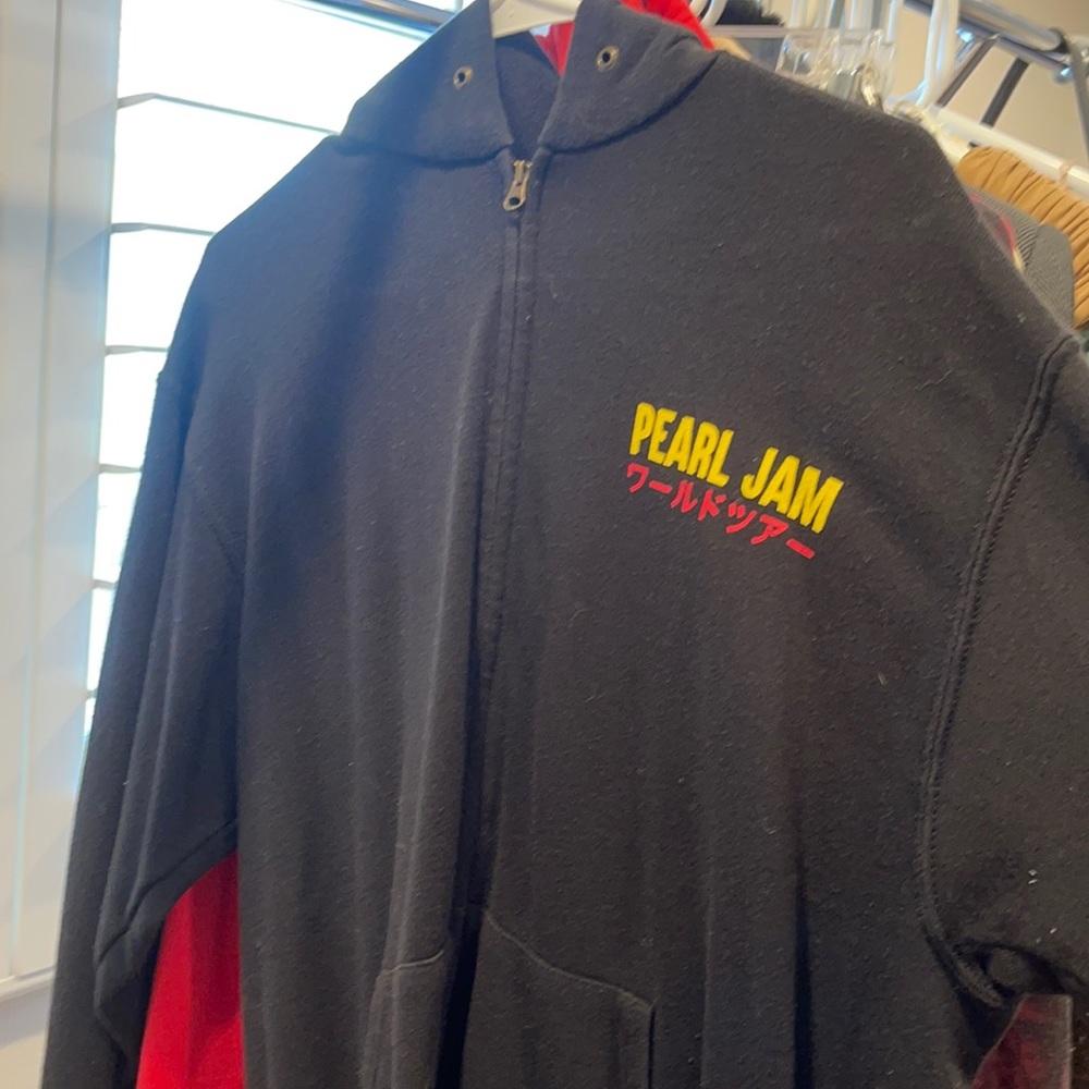 Pearl jam zip up jacket